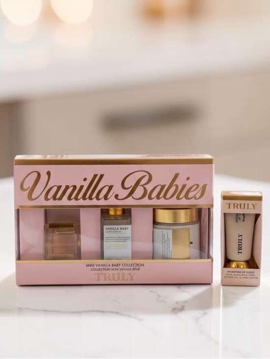 TRULY Other - Truly Vanilla Baby Mini Collection + Hydrating Lip Gloss Set NIB